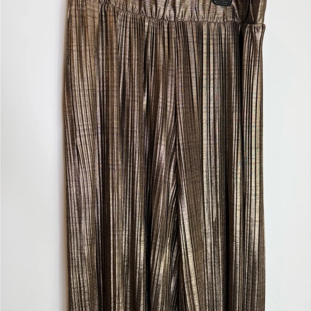 mark. Metallic Wide Leg Pants - Picture 3 of 5